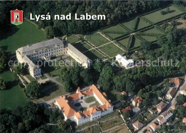 Lysa nad Labem Zamek klaster Schloss Kloster Fliegerau