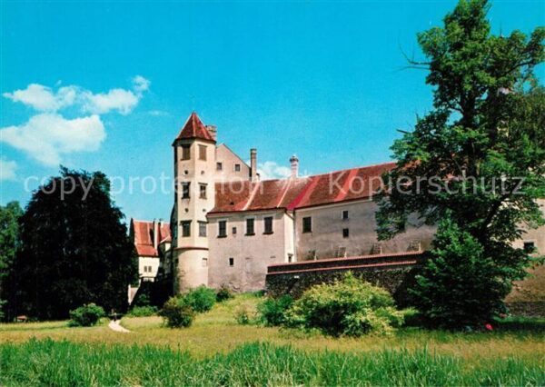 Telc Zamek s vezi pri severnim placi Schloss