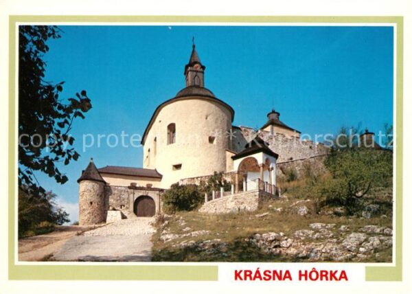 Krasna Horka Vstupny areal hradu Eingang zum Schloss