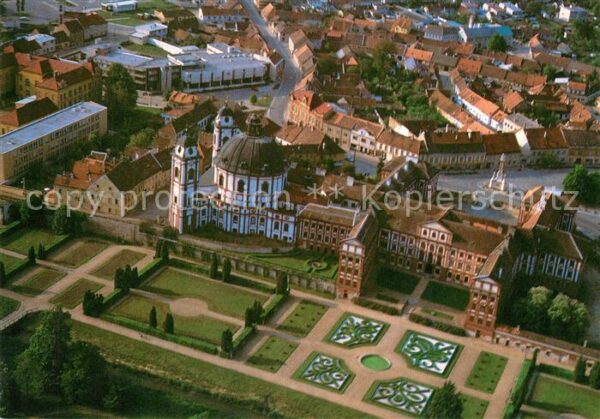 Jaromerice nad Rokytnou Schloss Fliegeraufnahme