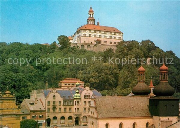 Nachod Tschechien Namesti T. G. Masaryka se zamkem Platz
