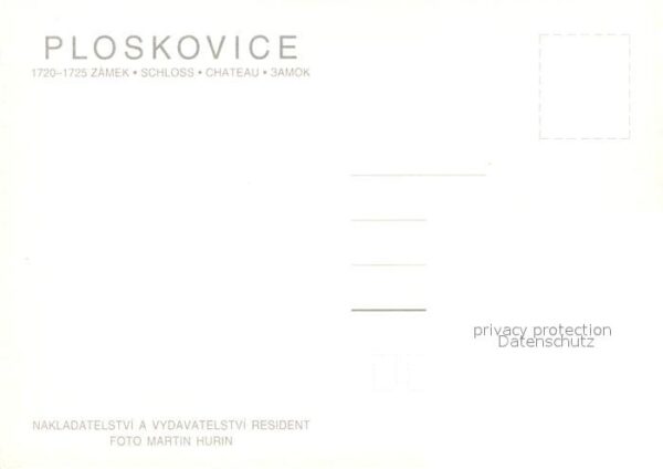 Ploskovice Zamek Schloss – Bild 2