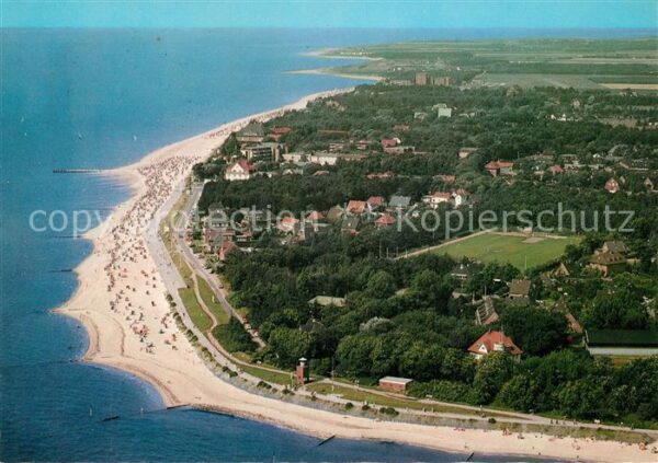 Wyk Foehr Südstrand Fliegeraufnahme