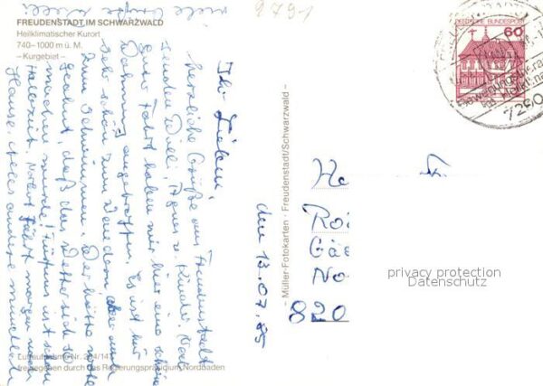 Freudenstadt Kurgebiet Heilklimatischer Kurort im Sc – Bild 2