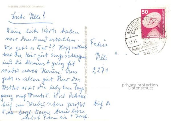 Billerbeck Westfalen Stadtzentrum Kirche Fliegeraufnahme – Bild 2