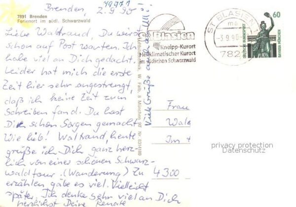 Brenden Uehlingen-Birkendorf Ferienort im südlichen Schwarzwald Flie – Bild 2