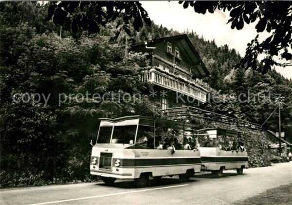 Schwarzburg Thueringer Wald Schwarza Express am Schweizerhaus