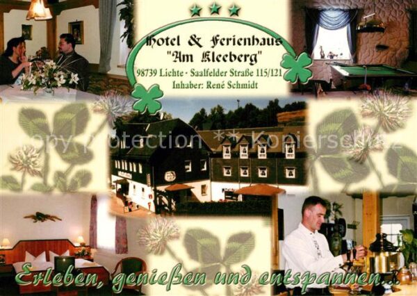 Lichte Hotel Ferienhaus Am Kleeberg Restaurant