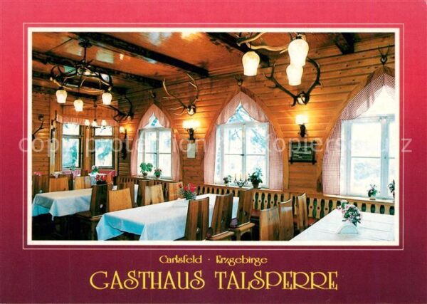 Carlsfeld Erzgebirge Gasthaus Pension Talsperre