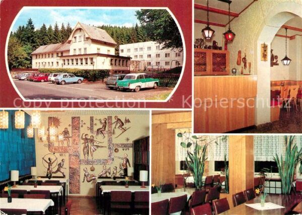 Georgenthal Gotha Ferienheim der Gummiwerke Thüringen Rod