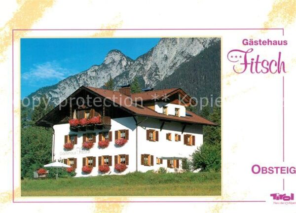 Obsteig Tirol Gästehaus Fitsch Alpen