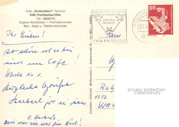 Fischbachau Cafe Winklstüberl Pension – Bild 2