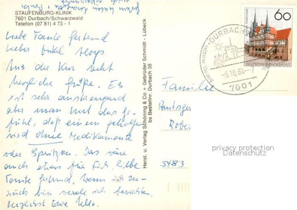 Durbach Staufenburg Klinik Fliegeraufnahme – Bild 2