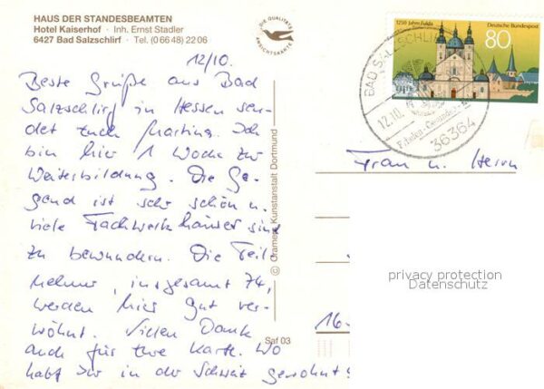 Bad Salzschlirf Haus der Standesbeamten Hotel Kaiserhof – Bild 2