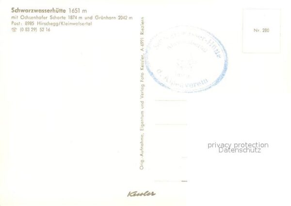 Schwarzwasserhuette Berghaus mit Ochsenhofer Scharte und Gr – Bild 2