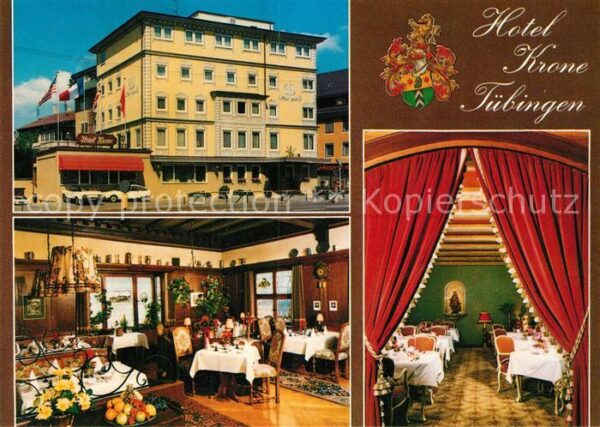 Tuebingen Hotel Krone Restaurant Uhlandstube Kron