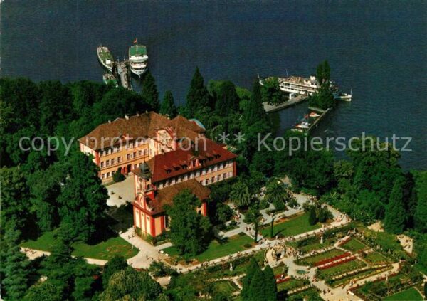 Insel Mainau Schloss Kirche Schlossterrasse Rosengar