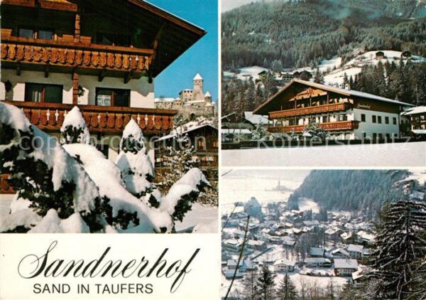 Sand Taufers Hotel Restaurant Sandnerhof Winterpanor