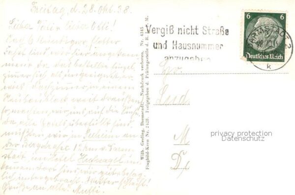 Darmstadt Fliegeraufnahme mit Theater und Museum – Bild 2