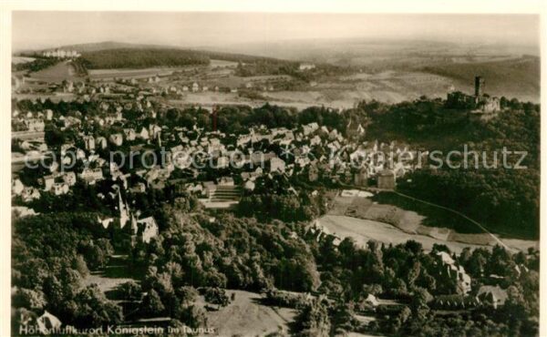 Koenigstein Taunus Fliegeraufnahme