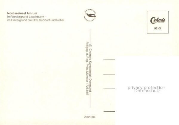 Insel Amrum Fliegeraufnahme mit Leuchtturm Süddorf – Bild 2