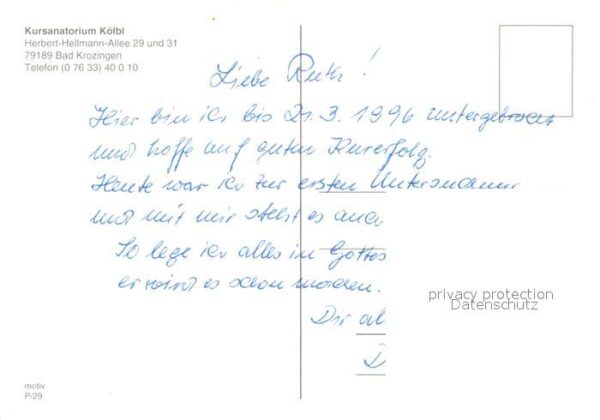 Bad Krozingen Kursanatorium Kölbl – Bild 2