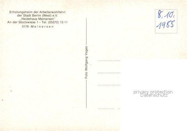Meinersen Erholungsheim der AWO der Stadt Berlin – Bild 2
