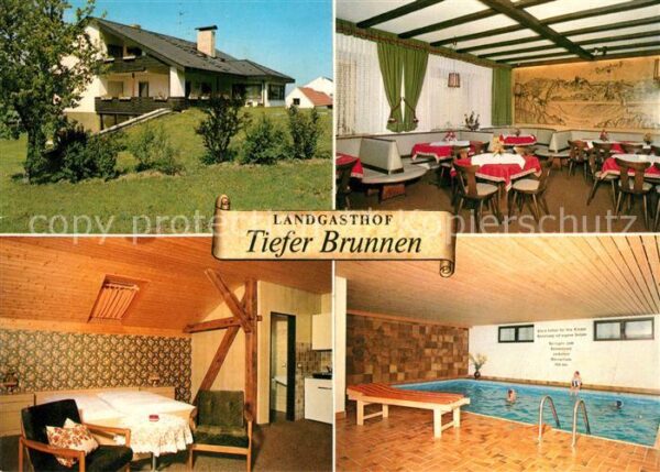 Betzenstein Landgasthof Tiefer Brunen Gastraum Zimm