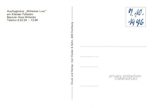 Hornburg Eisleben Ausflugslokal Willeckes Lust Panorama – Bild 2