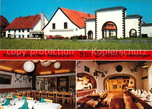 Heiningen Wolfenbuettel Klosterhähnchen Restaurant Alte Schmied