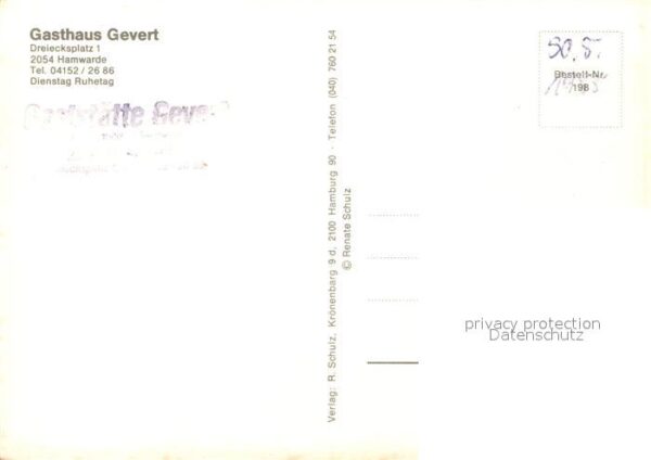 Hamwarde Gasthaus Gevert Bar Speisesaal – Bild 2