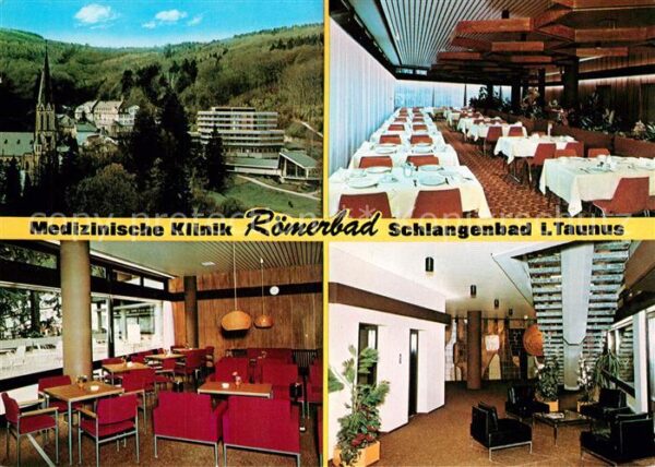 Schlangenbad Taunus Med Klinik Römerbad Speisesaal Aufentha