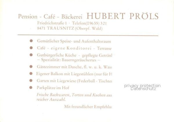 Trausnitz Pension Hubert Pröls – Bild 2
