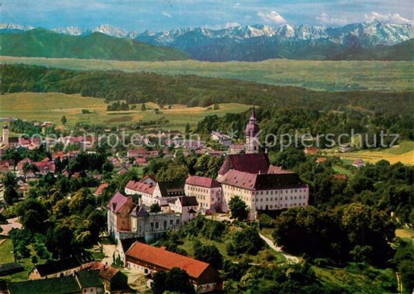 Andechs Kloster Andechs am Ammersee Fliegeraufn