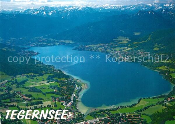 Tegernsee Fliegeraufnahme