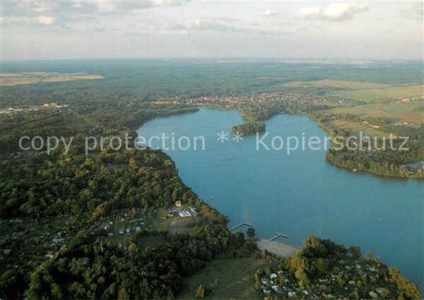 Ruppin Brandenburg Fliegeraufnahme mit Ruppiner See