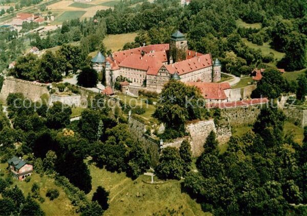 Kronach Oberfranken Veste Rosenberg Fliegeraufnahme