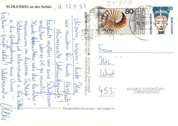Schleswig Schlei Schloss Gottorf Fliegeraufnahme – Bild 2