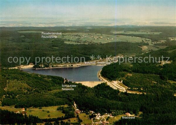 Schluchsee Talsperre Faulenfürst Blasiwald Flieger