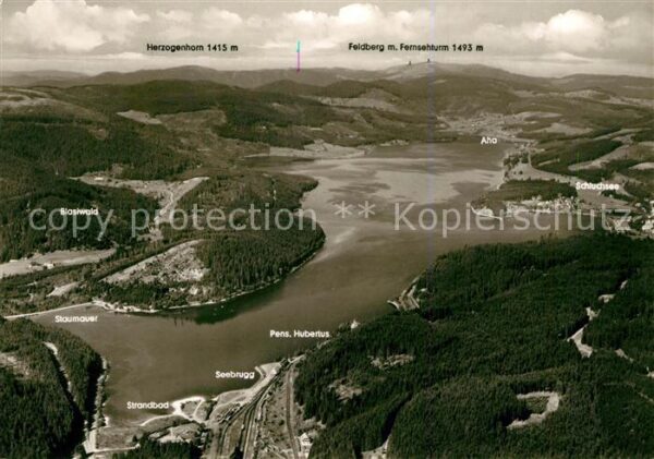 Schluchsee Fliegeraufnahme mit Blasiwald Aha und S