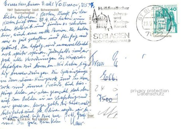 Badenweiler Fliegeraufnahme Thermalheilbad – Bild 2