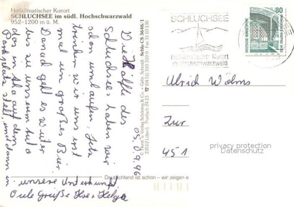 Schluchsee Fliegeraufnahme – Bild 2