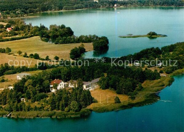 Malente-Gremsmuehlen Fliegeraufnahme mit Kellersee und Jugen