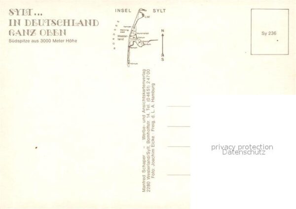 Sylt Südspitze Fliegeraufnahme – Bild 2