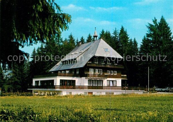 Rothaus Grafenhausen Ferienheim der LZB Tannenhof