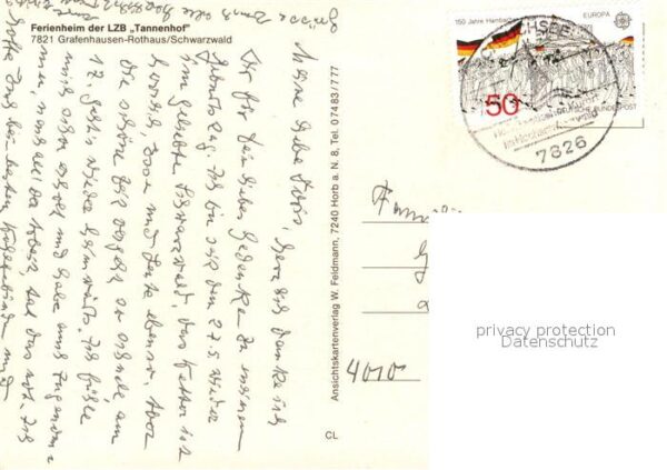 Rothaus Grafenhausen Ferienheim der LZB Tannenhof – Bild 2
