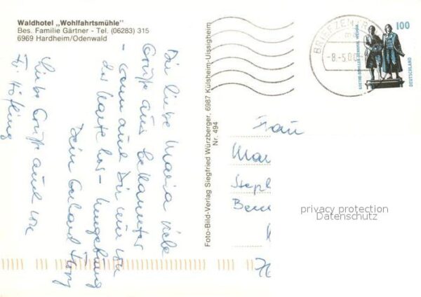 Hardheim Odenwald Waldhotel Wohlfahrtsmühle – Bild 2