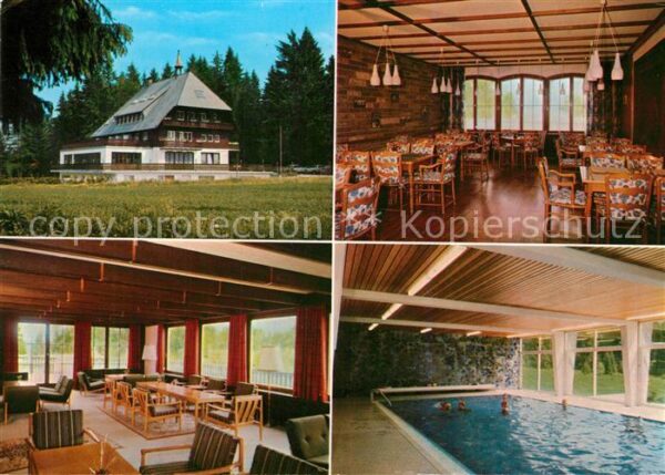 Rothaus Grafenhausen Ferienheim der LZB Tannenhof Speisesaal