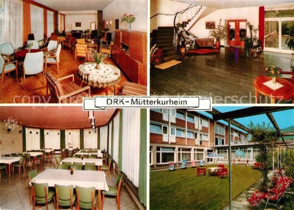 Bad Wildungen DRK Mütterkurheim Speisesaal Liegewiese