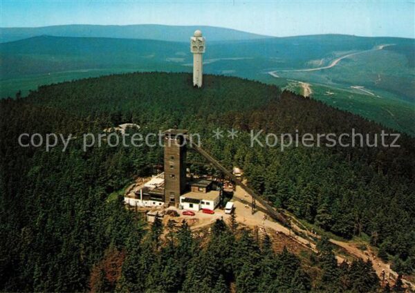 Braunlage Fliegeraufnahme mit Wurmbergbaude und S